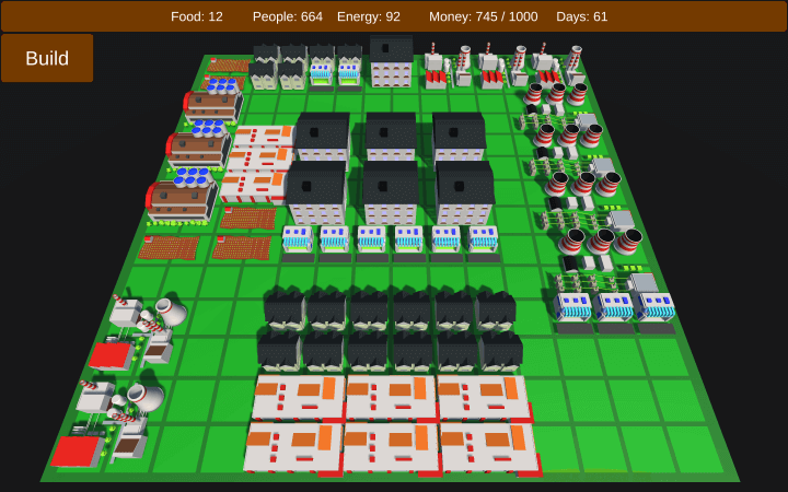 Sim City-like management game